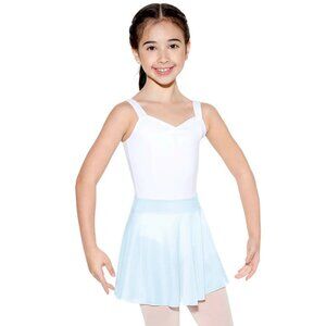 So Danca Light Blue Slip-on Skirt for girls ballet